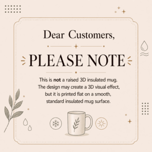 note for people who purchase printed mugs