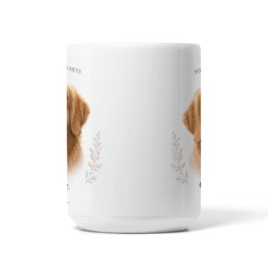 dog memorial mug forever in our hearts (15 oz)