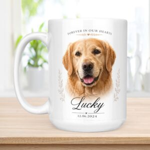 forever in our hearts dog mug (15 oz)