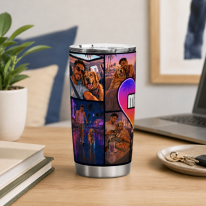 Custom GTA 6 dog tumbler from photo