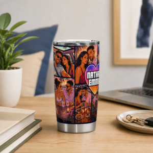 Personalized GTA 6 couple tumbler