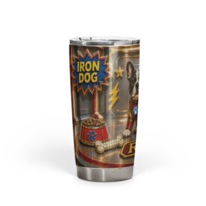 Custom 20 oz Ironman dog tumber mark2