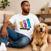 Custom adidog men t-shirt