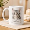 Custom cat memorial mug with photo - thumbnail