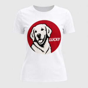 Custom retro fast-food dog memorial women t-shirt (thumbnail)
