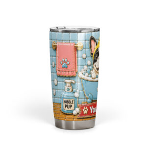 Custom 20oz dog bathtime tumbler