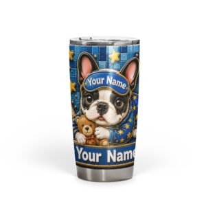 Custom 20oz sleeping dog tumbler